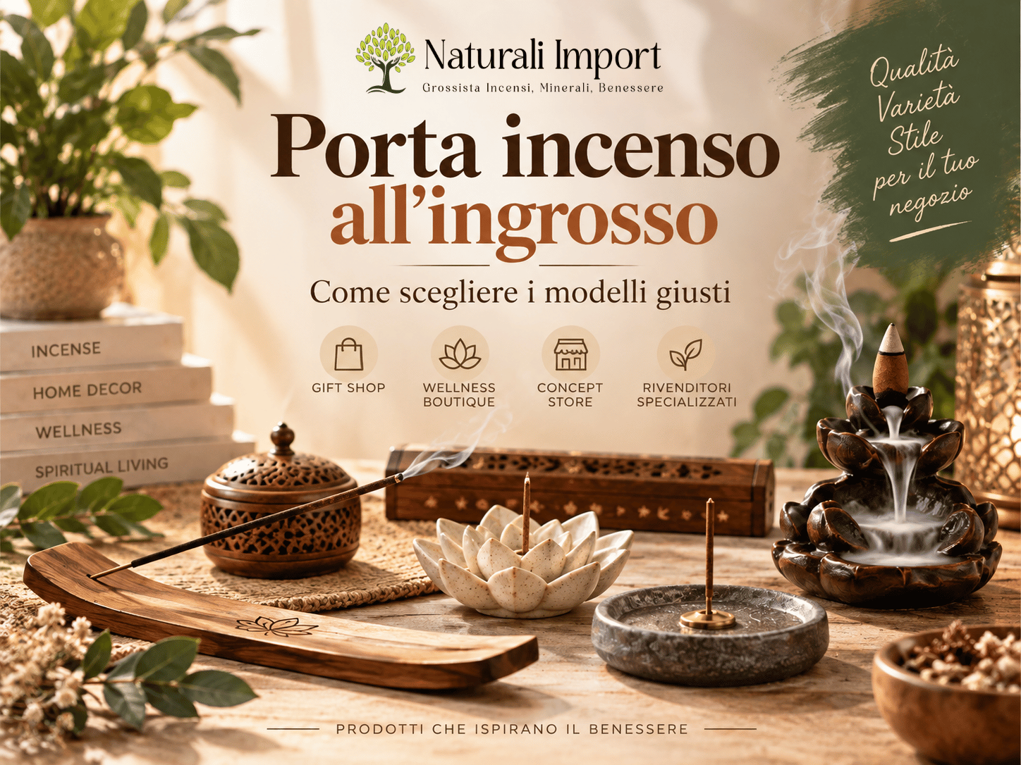 Porta incenso all’ingrosso: come scegliere i modelli giusti